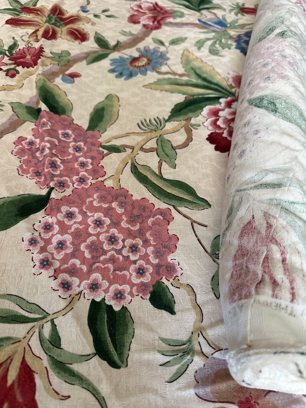 Jay Yang Upholstery Drapery Floral Patern Cotton 6' x 54" Fabric